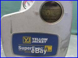 Yellow Jacket SuperEvac Model 93580 Electric Vacuum Pump 2 Stage 8 CFM 115 Volt